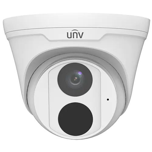 Uniview IPC3614SR3-ADPF28-F, IPC3614SR3-ADPF40-F 4MP Turret IP Network with Microphone Security Camera Front