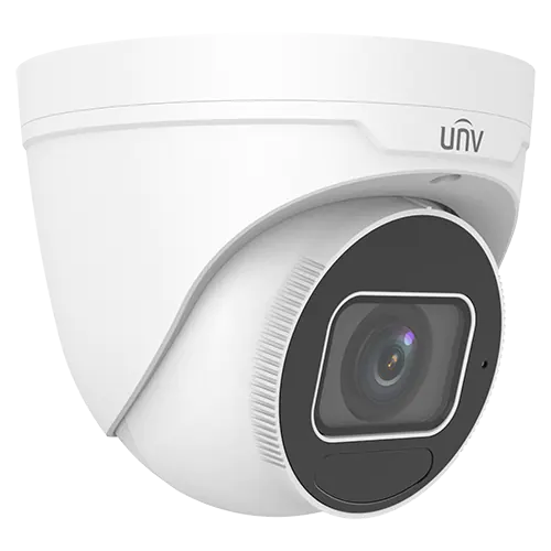 Uniview IPC3638SB-ADZK-I0 8MP IP Network with Microphone Varifocal Zoom Lens Turret LightHunter Starlight Security Camera Left