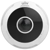 Uniview IPC868ER-VF18-B 12MP 4k IP Network IR Fisheye Built-in Mic and Speaker Two-Way Audio Security Camera
