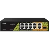 PoE Switch 8 + 2 uplink Gigabit RJ45 SFP AI Watchdog Function