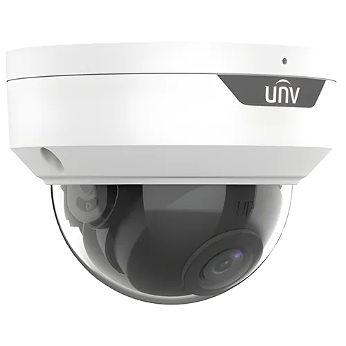 Uniview IPC328SB-ADF28(40)K-I0 8MP Dome IP Network with Microphone Security Camera Front Right 4k