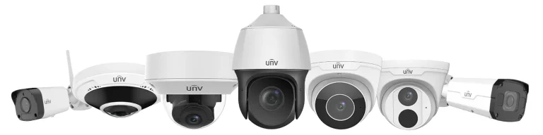 Uniview Banner Photo Security Cameras