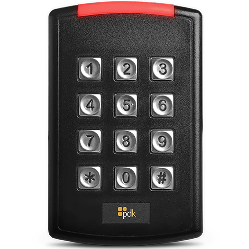 PDK Pro Data Key Access Control Keypad MiFare Card Reader AES 128bit OSDP 13.56 MHz High Security Bluetooth Mobile Prox