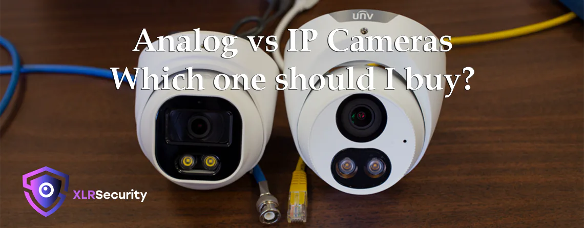 Banner Analog vs IP Cameras XLR Security Uniview IPC3615SE