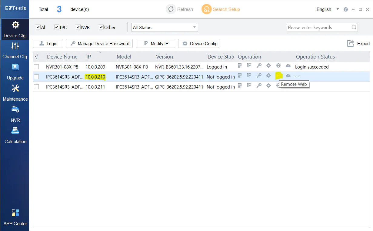 Uniview Web Interface Snapshot Interface Upgrading Firmware 4