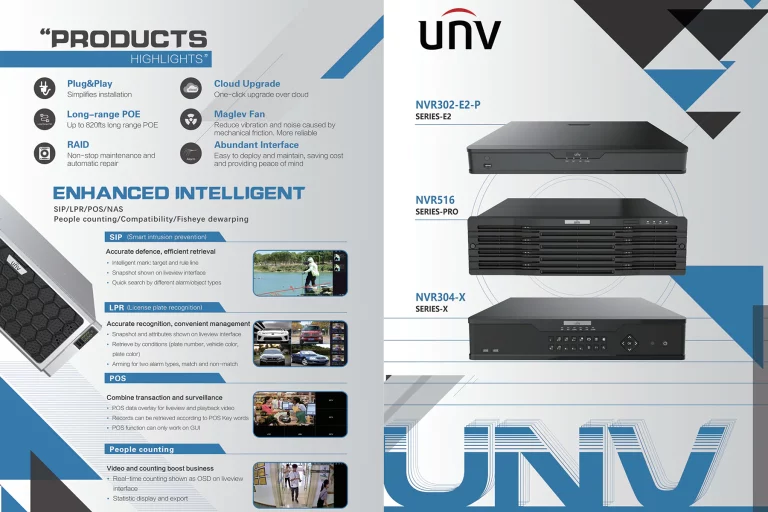 Uniview Product Banner NVR Highlights