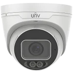 A Uniview 8MP ColorHunter security camera with the UNV logo visible on the front