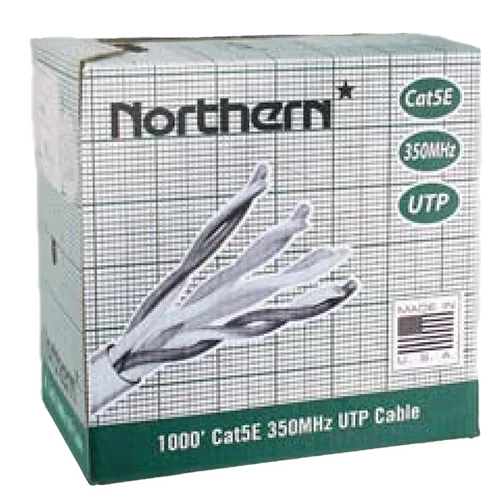1000 foot box of Northern Cat5e cables (Riser & Plenum)