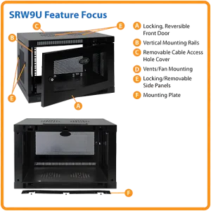 Tripp Lite SRW9U - Features