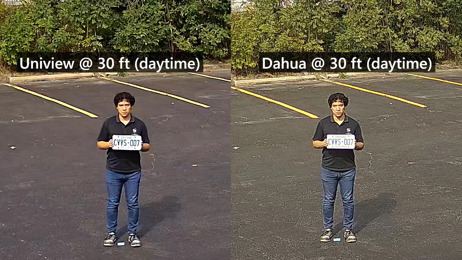 License Plate from 30ft - Daytime