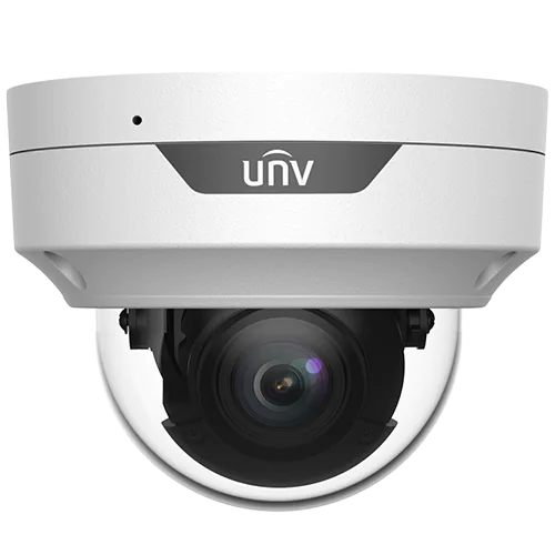 A large security camera in a dome shape with a small hole for a microphone