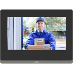 An indoor station for Uniview's intercom with a 7-inch touch screen allowing you to answer calls