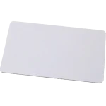 A white plastic card with an chip inside that allows you to open doors by holding it within 3-inches of a reader