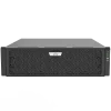 Uniview 128-channel video recorder with capacity for 16 hard drives, front angle
