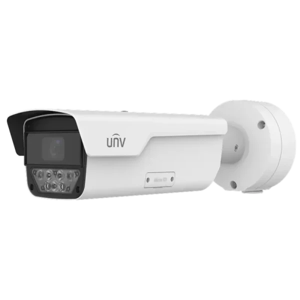 A large security camera made by Uniview designed to capture vehicle license plates