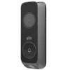 Uniview's 3MP wireless doorbell with a grey metal housing