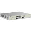 An 8-port PoE switch with 10 Gigabit SFP+ uplink ports made by Reyee