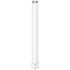 A white metal extension pole for mounting Uniview PTZ cameras to the ceiling