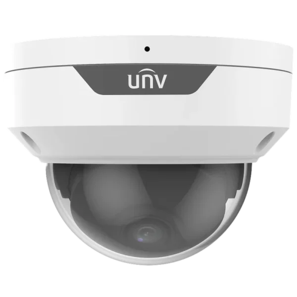 Uniview economic 4MP dome IP camera with a built-in microphone