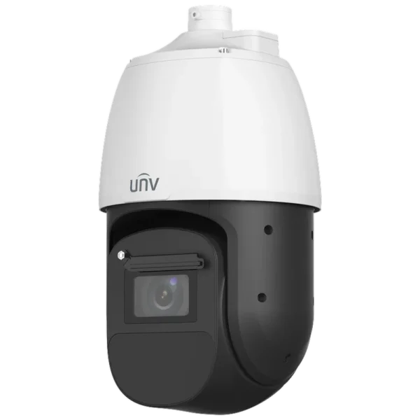 Large PTZ camera by Uniview with a wiper and powerful infrared lights