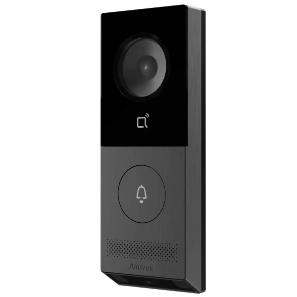 Akuvox's X910S package detection video intercom with a single button used to call the home or business owner