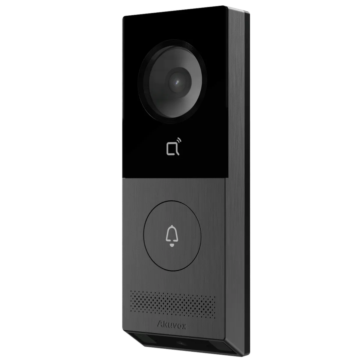 Akuvox's X910S package detection video intercom with a single button used to call the home or business owner