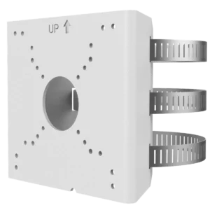 A ring clamp mount for Uniview security cameras