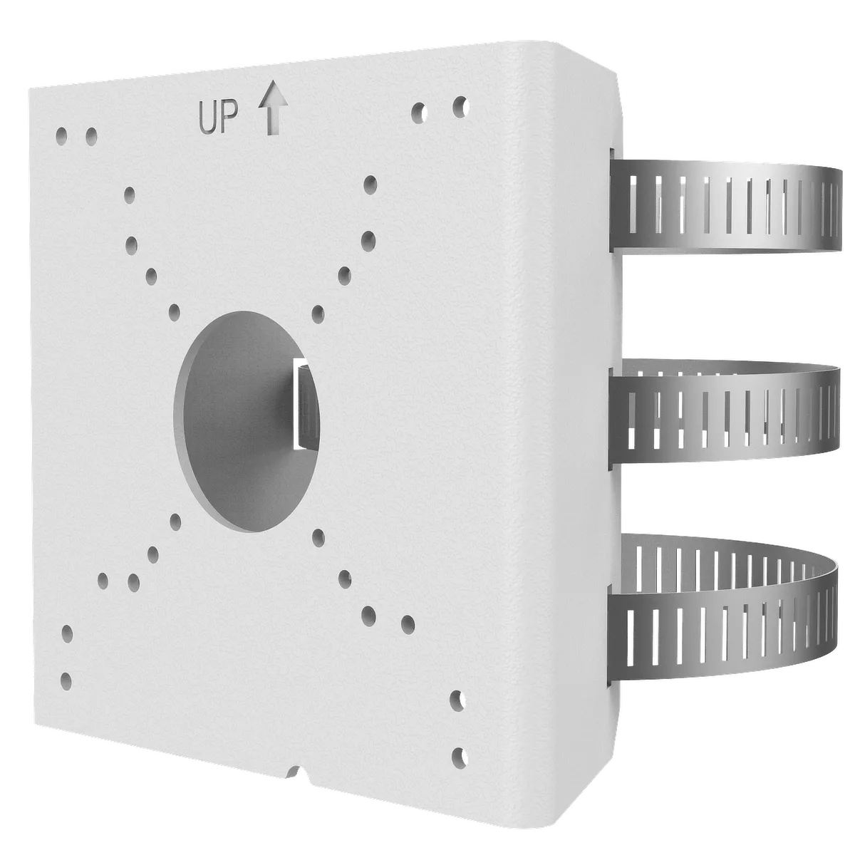 A ring clamp mount for Uniview security cameras